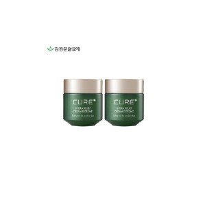 (1+1)(15+10%쿠폰+사은품) 김정문알로에 큐어 하이드라 릴리프 크림 익스트림 50g